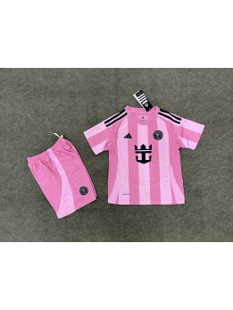Inter Miami Heimtrikotsatz für Kinder 2025-26 Kurzarm (+ Kurze Hosen)